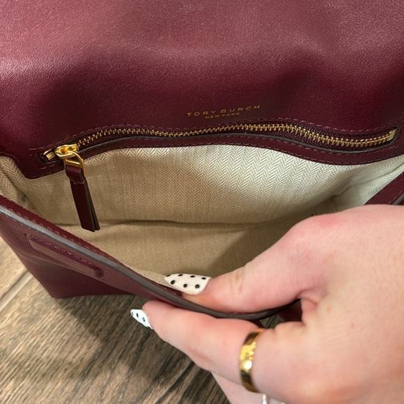 Tory Burch Royal Burgundy Miller Crossbody - Picture 3 of 3